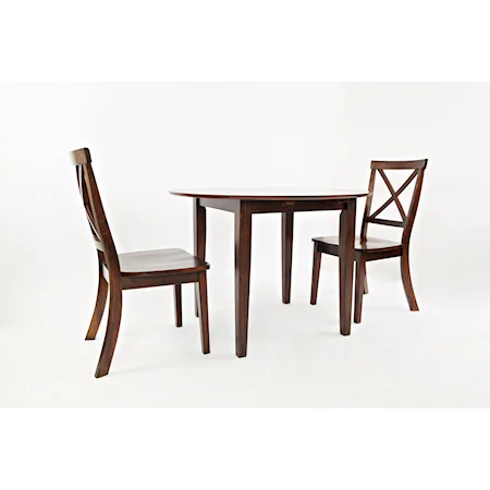 Drop Leaf Table and 2 Chair Set